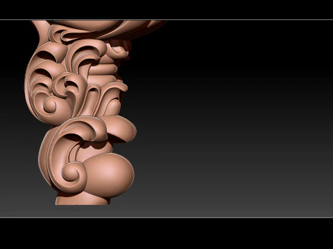 Classic Table and Chair Leg Model Kit - 061 3D Print Model