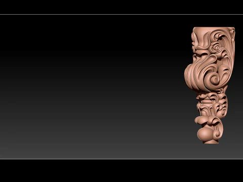 Classic Table and Chair Leg Model Kit - 061 3D Print Model