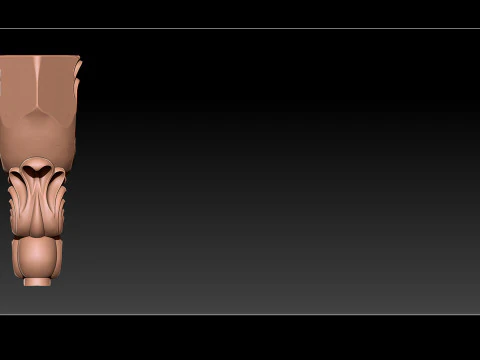 Classic Table and Chair Leg Model Kit - 061 3D Print Model