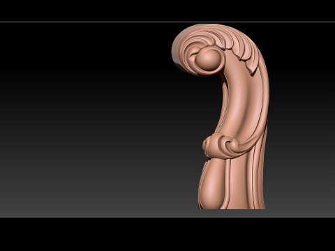 Classic Table and Chair Leg Model Kit -063 3D 프린트 모델