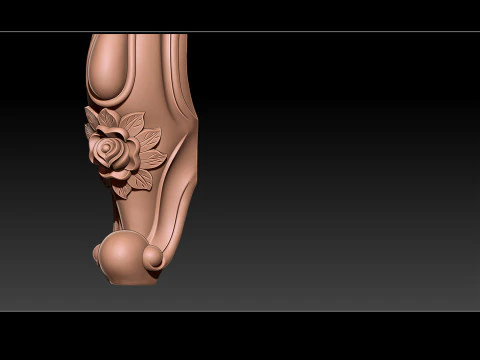 Classic Table and Chair Leg Model Kit -063 3D Print Model