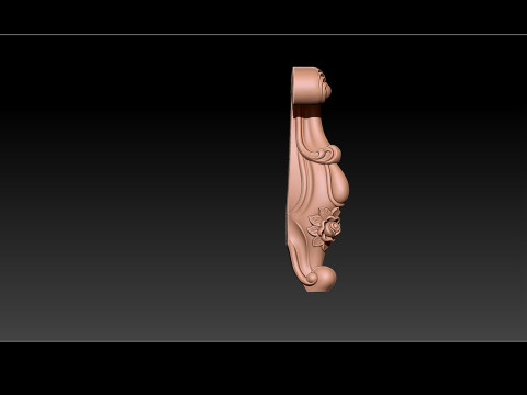 Classic Table and Chair Leg Model Kit -063 3D 프린트 모델
