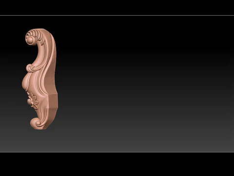 Classic Table and Chair Leg Model Kit -063 3D Print Model