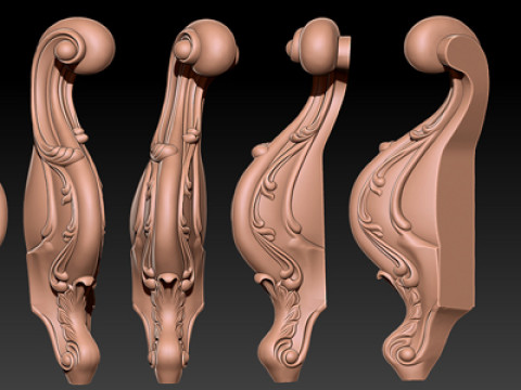 Classic Table and Chair Leg Model Kit - 076 3D 打印模型