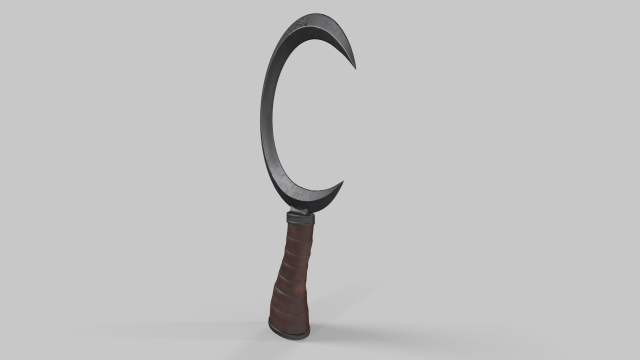 Download Sickle weapon 3D Model