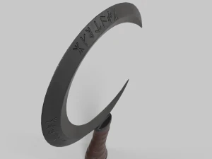 Sickle weapon 3D Model
