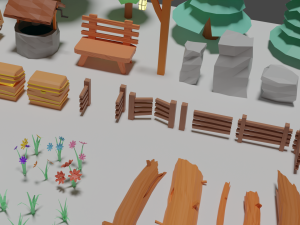 Garden Pack Modèle 3D