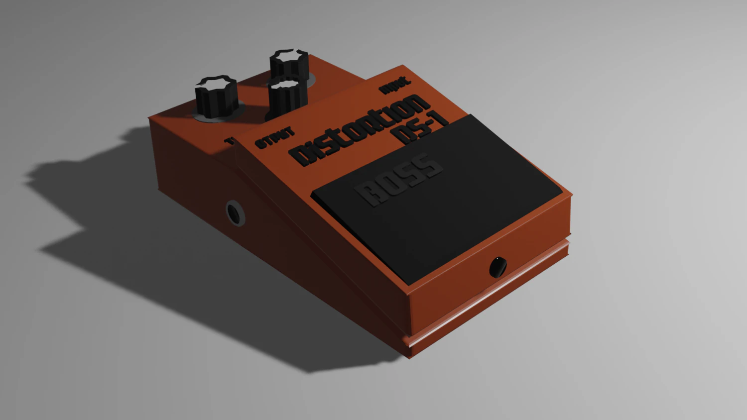 Distorion DS-1 3D Model .c4d .max .obj .3ds .fbx .stl .blend 
