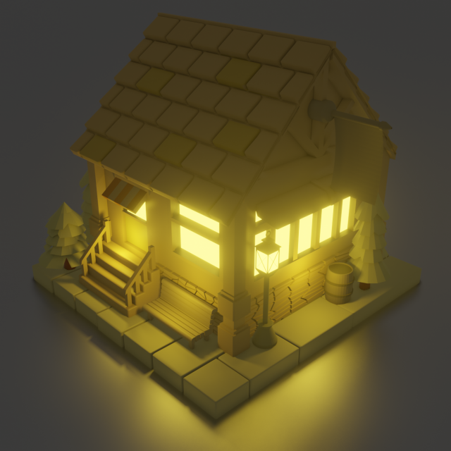 Light house 3D Model .c4d .max .obj .3ds .fbx .stl .blend 