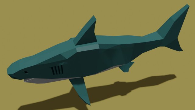 Shark Modelo 3D .c4d .max .obj .3ds .fbx .stl .blend 