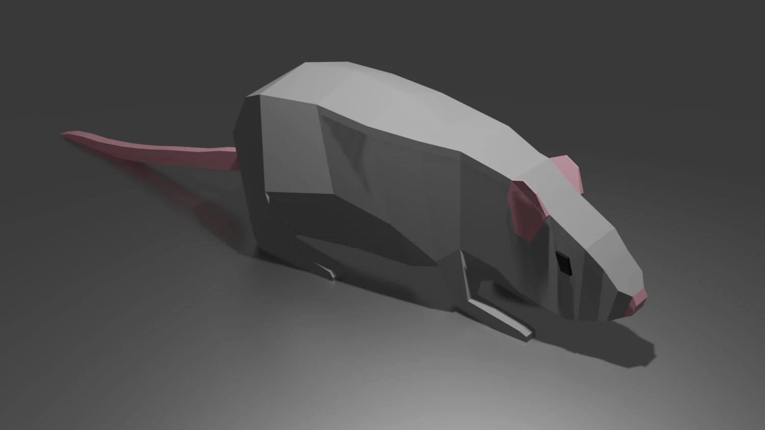 Rat 3D Model .c4d .max .obj .3ds .fbx .stl .blend 