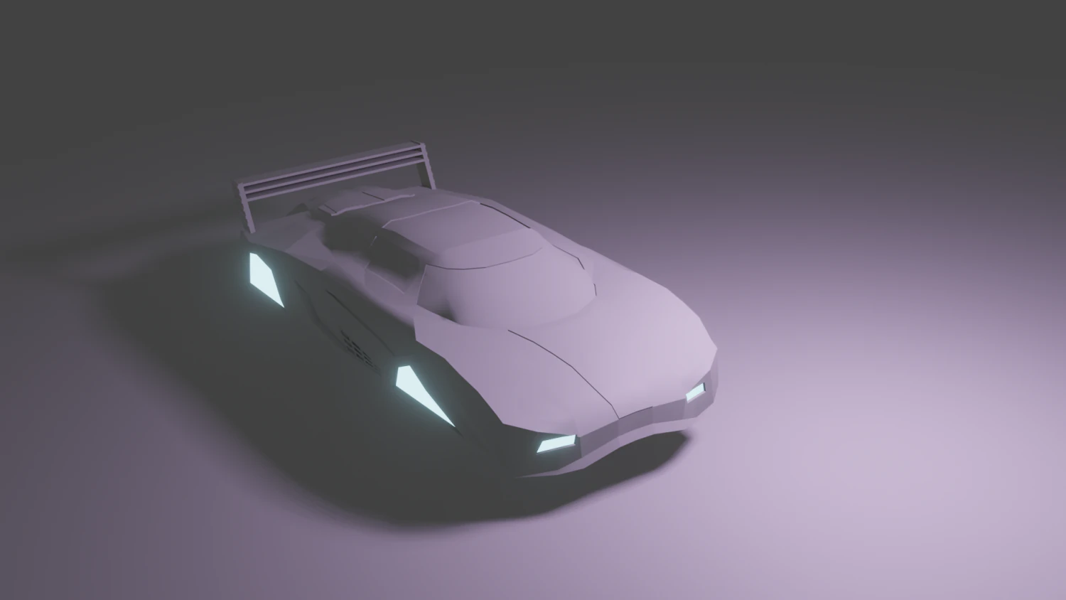 Car Agera R my cyberpunk design 3D Model .c4d .max .obj .3ds .fbx .stl .blend