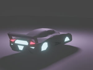 Car Agera R my cyberpunk design 3D Model