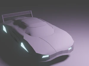 Car Agera R my cyberpunk design 3D Model