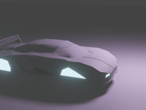 Car Agera R my cyberpunk design 3D Model