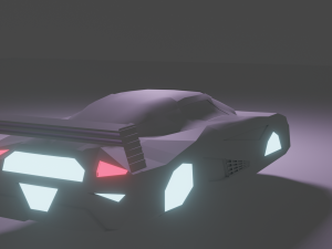 Car Agera R my cyberpunk design 3D Model