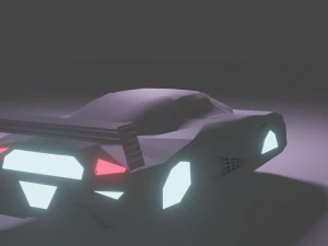 Car Agera R my cyberpunk design 3D Model