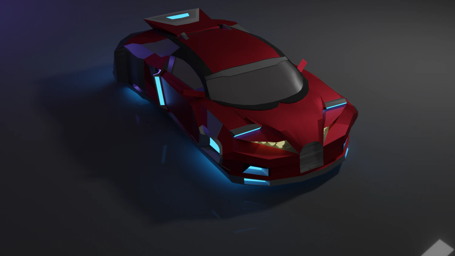 Bugatti My design 3D Model .c4d .max .obj .3ds .fbx .stl .blend 