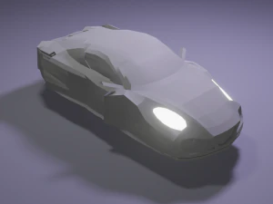 Porsche ciberpunk Modelo 3D