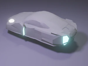 Porshe cyberpunk 3D Model