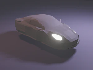 Porshe cyberpunk 3D Model