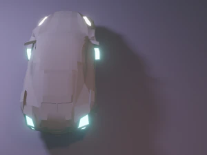 Porshe cyberpunk 3D Model