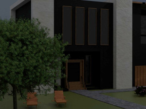 Town home Modèle 3D
