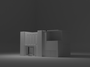 Town home 3D-Modell