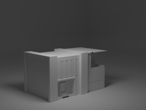 Town home 3D-Modell