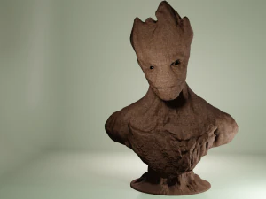 Groot Bust 3D Print Model