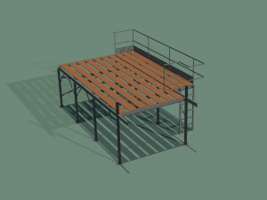 Scaffolding 3D मॉडल