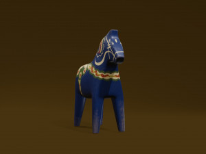 Dalecarlia Horse Modelo 3D