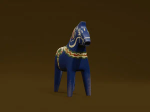 Dalecarlia Horse 3D Model
