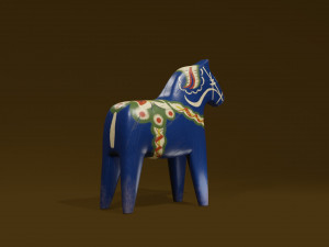 Dalecarlia Horse 3D 모델