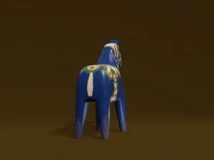 Dalecarlia Horse 3D Model