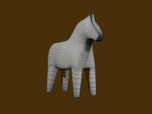 Dalecarlia Horse 3D Model