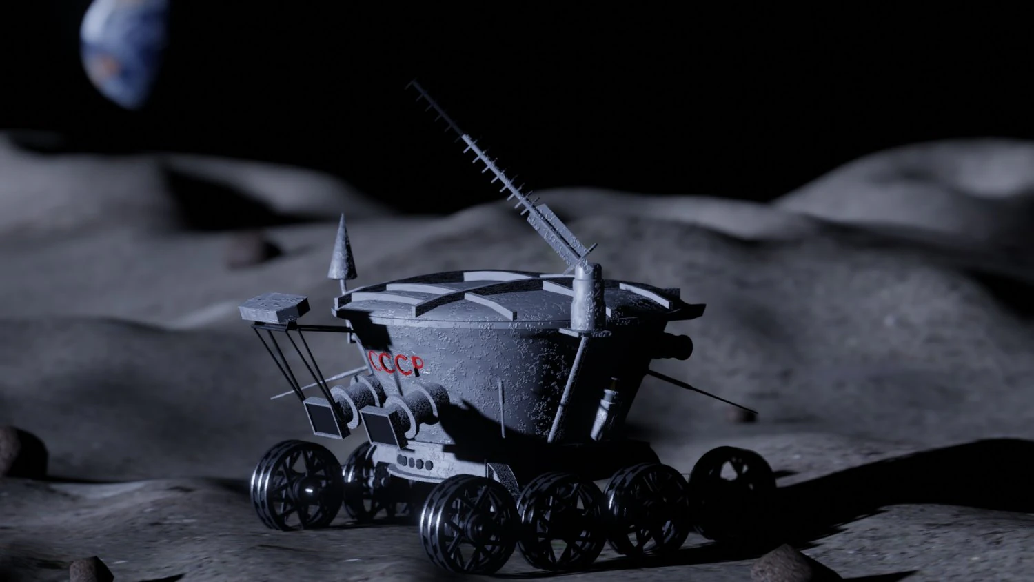 Moonwalkers 3D Model .c4d .max .obj .3ds .fbx .stl .blend