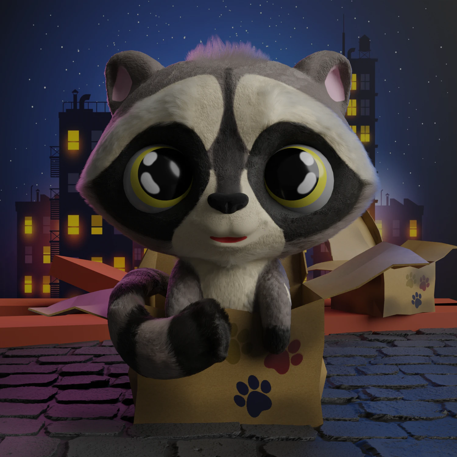 Enot 3D Model .c4d .max .obj .3ds .fbx .stl .blend 
