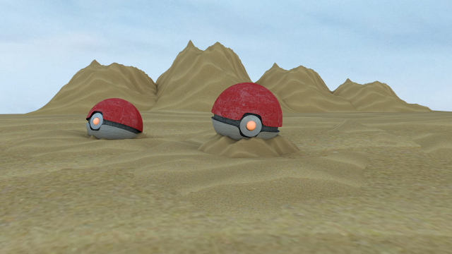 Desert 3D मॉडल .c4d .max .obj .3ds .fbx .stl .blend 