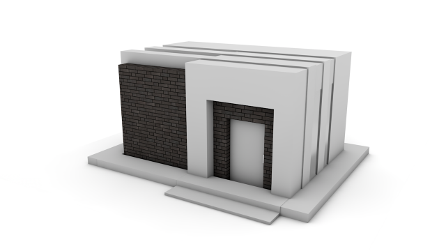 Villa 3D Model .c4d .max .obj .3ds .fbx .stl .blend 