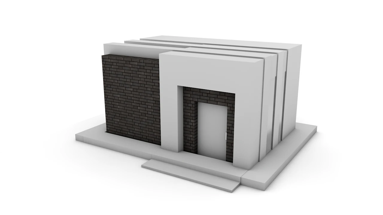Villa 3D Model .c4d .max .obj .3ds .fbx .stl .blend