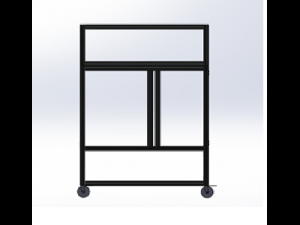 Aluminium Profile box 3D Model