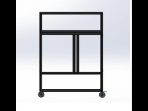 铝型材箱 3D 模型