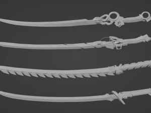 Sword of the future 3D Model