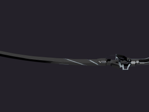 Katana weapon of the future 3D 模型