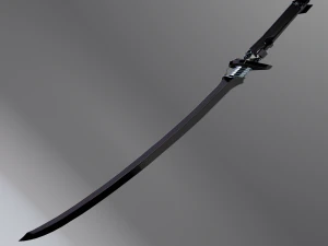 Класична катана у футуристичному стилі 3D Модель