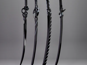 Colecci&oacute;n Katanas del futuro Modelo 3D