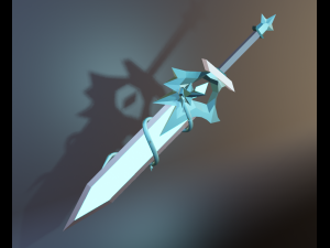 Ice sword Modelo 3D