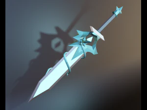 Ice sword 3D Model