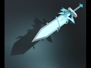 Ice sword 3D Model